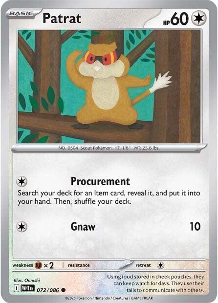 Patrat (072/086) [Scarlet & Violet: White Flare] | Exor Games Summserside
