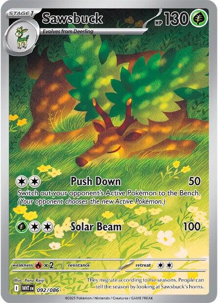 Sawsbuck (092/086) [Scarlet & Violet: White Flare] | Exor Games Summserside