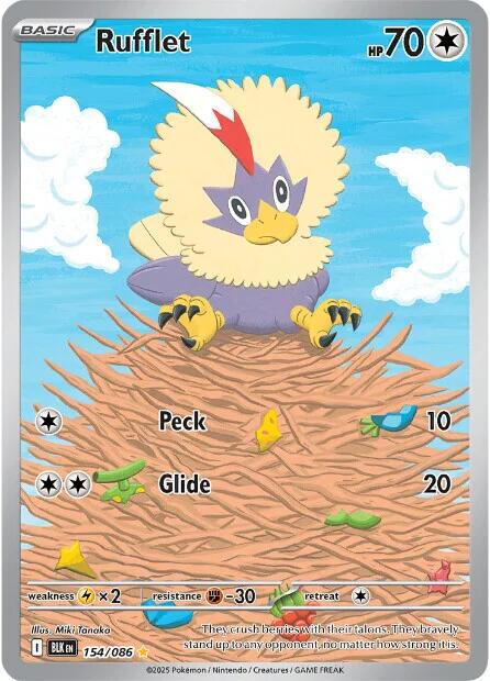Rufflet (154/086) [Scarlet & Violet: Black Bolt] | Exor Games Summserside