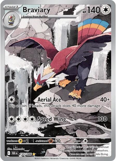 Braviary (155/086) [Scarlet & Violet: Black Bolt] | Exor Games Summserside