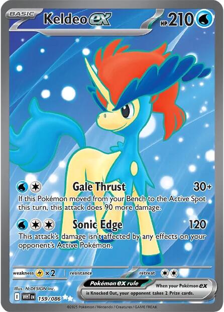 Keldeo ex (159/086) [Scarlet & Violet: White Flare] | Exor Games Summserside