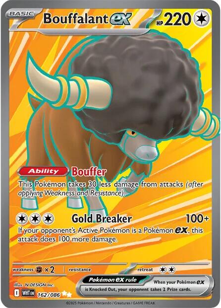 Bouffalant ex (162/086) [Scarlet & Violet: White Flare] | Exor Games Summserside