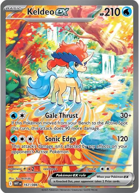 Keldeo ex (167/086) [Scarlet & Violet: White Flare] | Exor Games Summserside