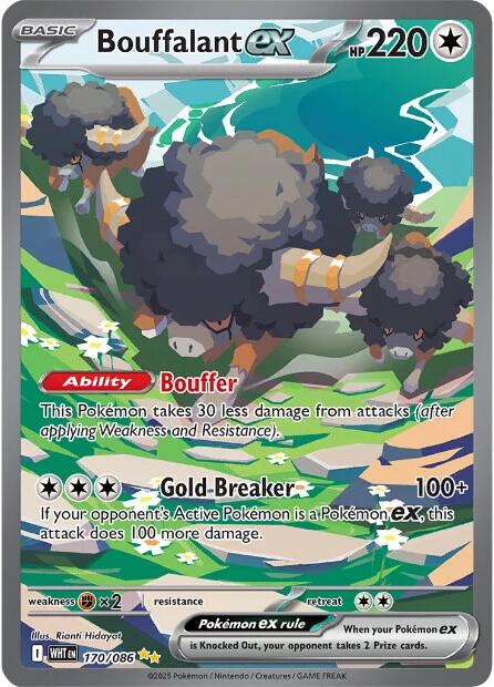 Bouffalant ex (170/086) [Scarlet & Violet: White Flare] | Exor Games Summserside