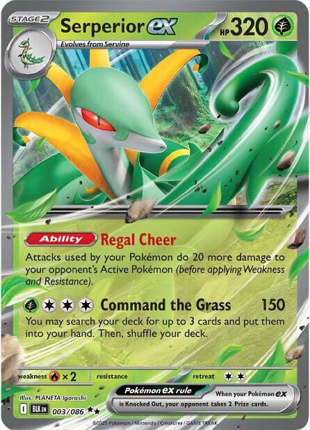Serperior ex (003/086) [Scarlet & Violet: Black Bolt] | Exor Games Summserside