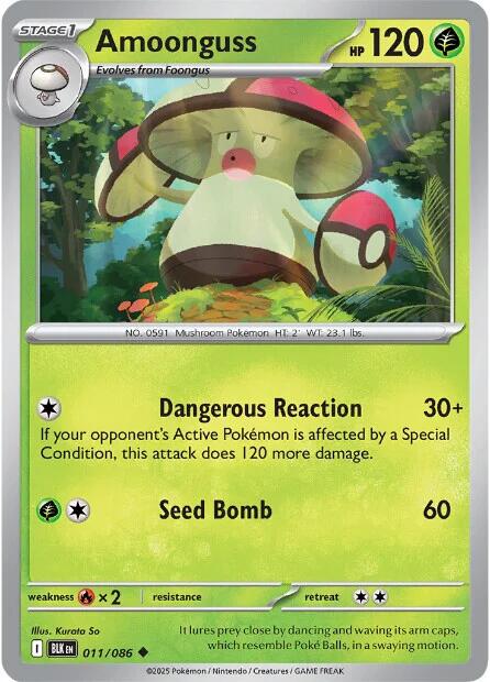 Amoonguss (011/086) [Scarlet & Violet: Black Bolt] | Exor Games Summserside