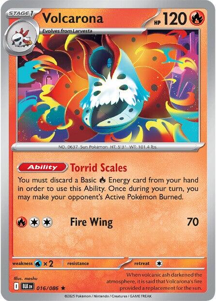 Volcarona (016/086) [Scarlet & Violet: Black Bolt] | Exor Games Summserside