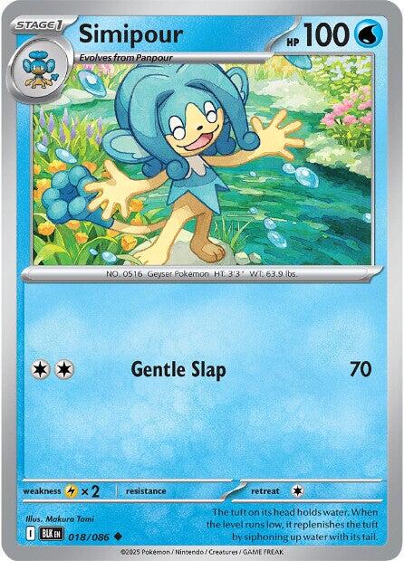 Simipour (018/086) [Scarlet & Violet: Black Bolt] | Exor Games Summserside