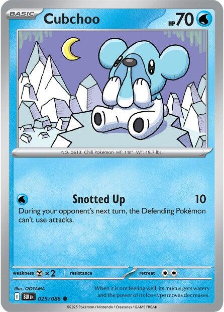 Cubchoo (025/086) [Scarlet & Violet: Black Bolt] | Exor Games Summserside