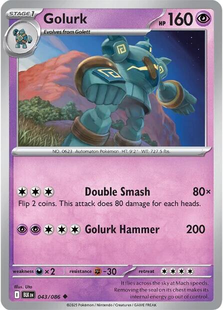 Golurk (043/086) [Scarlet & Violet: Black Bolt] | Exor Games Summserside