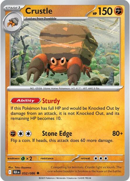 Crustle (052/086) [Scarlet & Violet: Black Bolt] | Exor Games Summserside