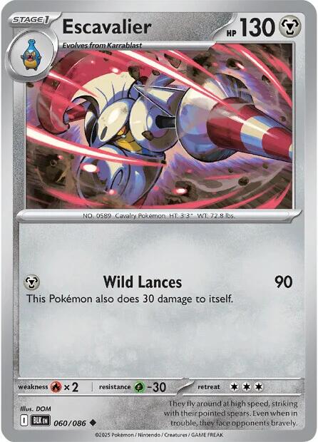 Escavalier (060/086) [Scarlet & Violet: Black Bolt] | Exor Games Summserside