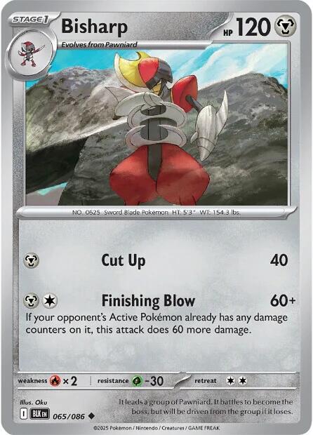 Bisharp (065/086) [Scarlet & Violet: Black Bolt] | Exor Games Summserside