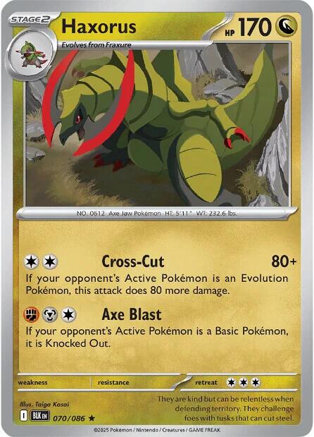 Haxorus (070/086) [Scarlet & Violet: Black Bolt] | Exor Games Summserside