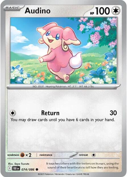 Audino (074/086) [Scarlet & Violet: Black Bolt] | Exor Games Summserside