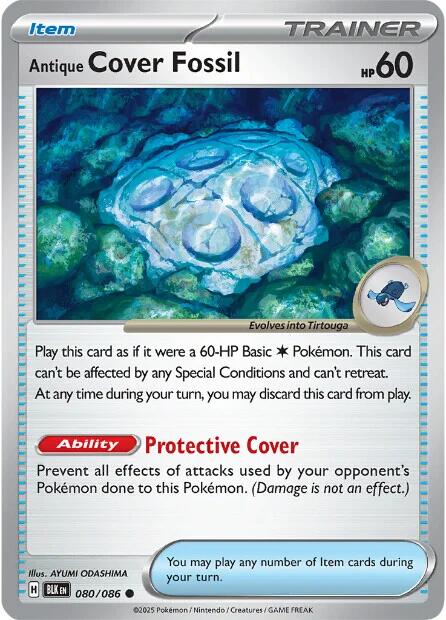 Antique Cover Fossil (080/086) [Scarlet & Violet: Black Bolt] | Exor Games Summserside