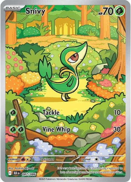 Snivy (087/086) [Scarlet & Violet: Black Bolt] | Exor Games Summserside