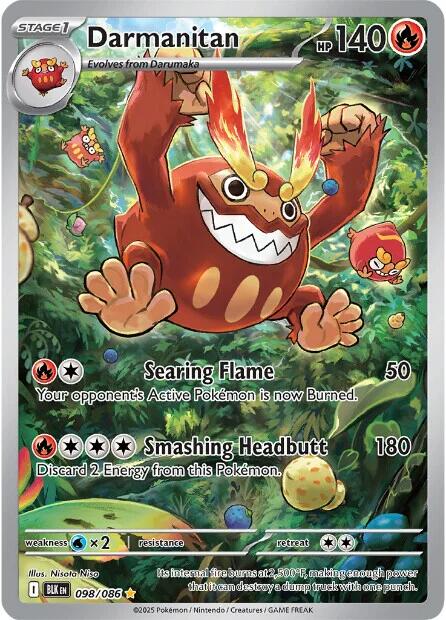 Darmanitan (098/086) [Scarlet & Violet: Black Bolt] | Exor Games Summserside