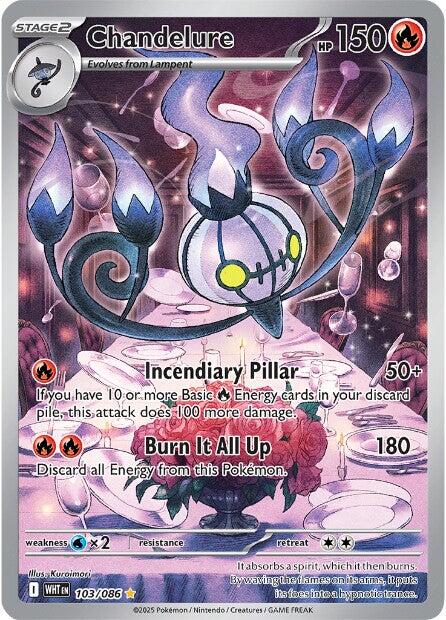 Chandelure (103/086) [Scarlet & Violet: White Flare] | Exor Games Summserside