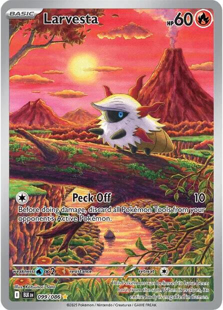 Larvesta (099/086) [Scarlet & Violet: Black Bolt] | Exor Games Summserside
