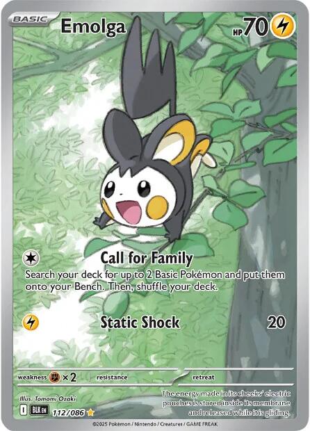 Emolga (112/086) [Scarlet & Violet: Black Bolt] | Exor Games Summserside