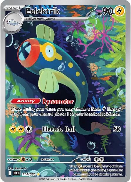 Eelektrik (114/086) [Scarlet & Violet: Black Bolt] | Exor Games Summserside