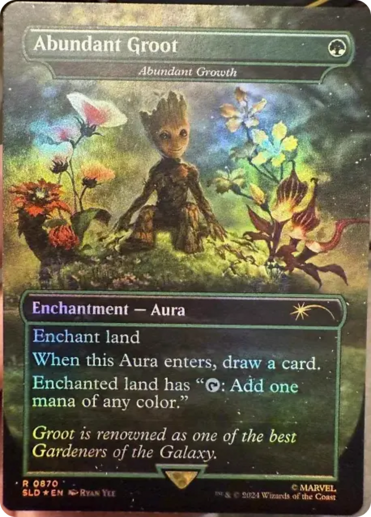 Abundant Groot - Abundant Growth (Rainbow Foil) [Secret Lair Drop Series] | Exor Games Summserside