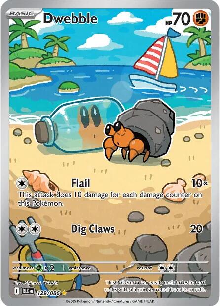 Dwebble (129/086) [Scarlet & Violet: Black Bolt] | Exor Games Summserside