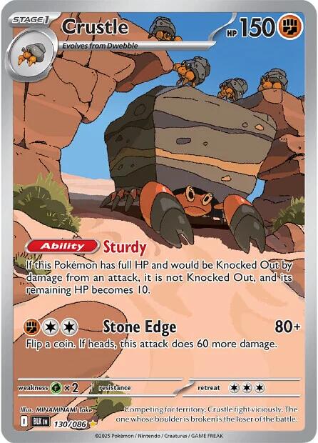 Crustle (130/086) [Scarlet & Violet: Black Bolt] | Exor Games Summserside