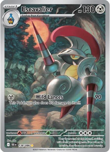 Escavalier (138/086) [Scarlet & Violet: Black Bolt] | Exor Games Summserside