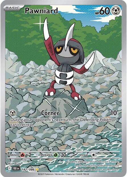 Pawniard (142/086) [Scarlet & Violet: Black Bolt] | Exor Games Summserside