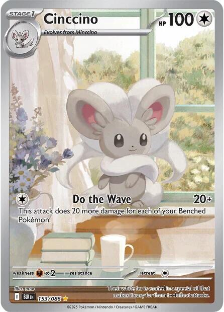 Cinccino (153/086) [Scarlet & Violet: Black Bolt] | Exor Games Summserside