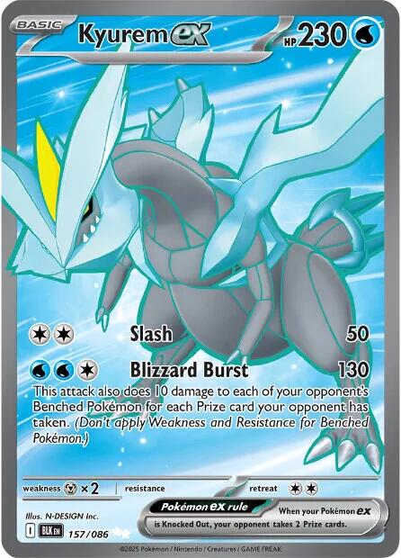 Kyurem ex (157/086) [Scarlet & Violet: Black Bolt] | Exor Games Summserside