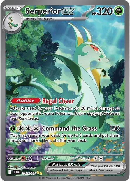 Serperior ex (164/086) [Scarlet & Violet: Black Bolt] | Exor Games Summserside