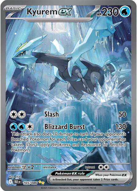 Kyurem ex (165/086) [Scarlet & Violet: Black Bolt] | Exor Games Summserside