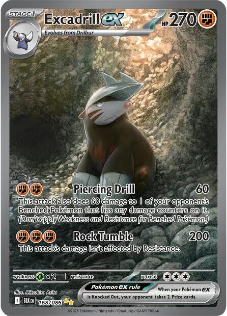 Excadrill ex (168/086) [Scarlet & Violet: Black Bolt] | Exor Games Summserside