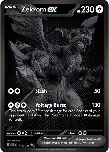 Zekrom ex (172/086) [Scarlet & Violet: Black Bolt] | Exor Games Summserside