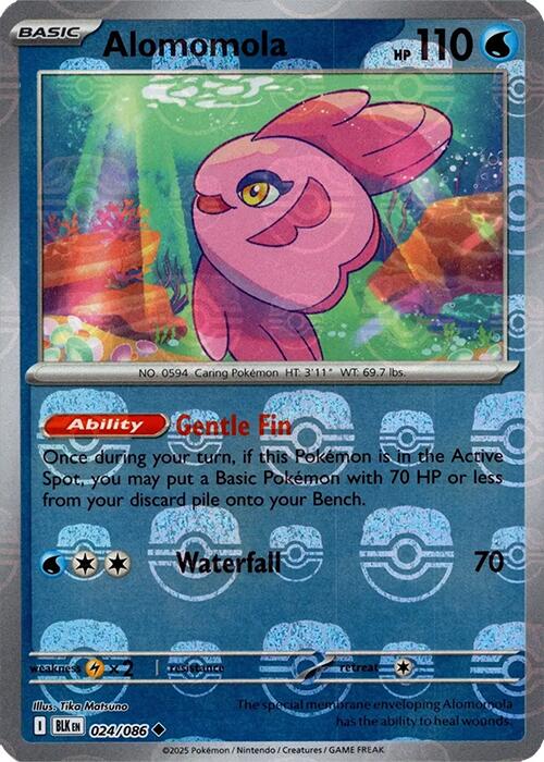 Alomomola (024/086) (Master Ball Pattern) [Scarlet & Violet: Black Bolt] | Exor Games Summserside