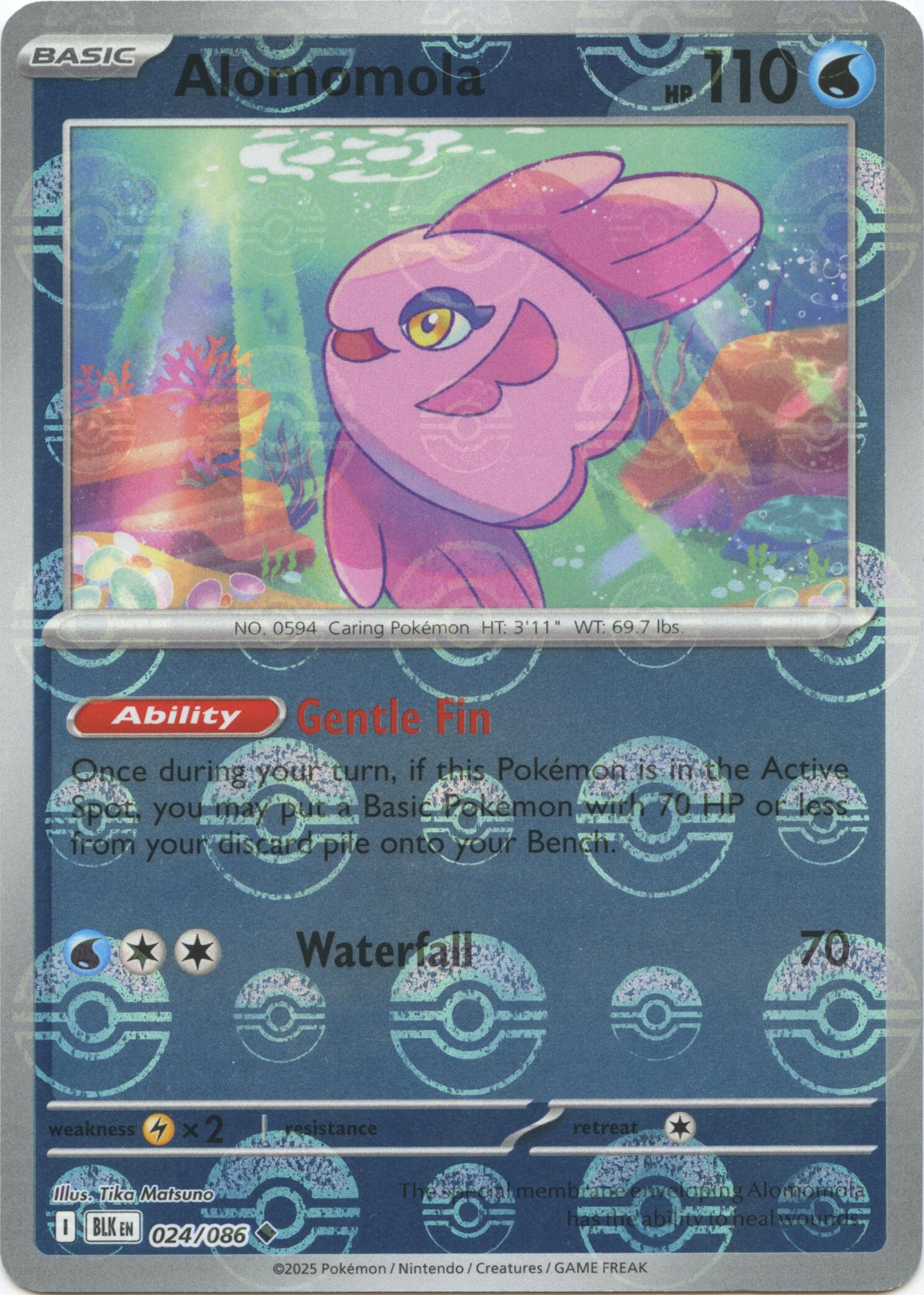 Alomomola (024/086) (Poke Ball Pattern) [Scarlet & Violet: Black Bolt] | Exor Games Summserside
