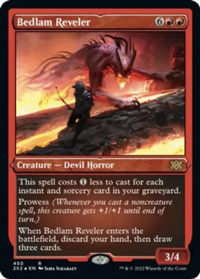 Bedlam Reveler (Foil Etched) [Double Masters 2022] | Exor Games Summserside