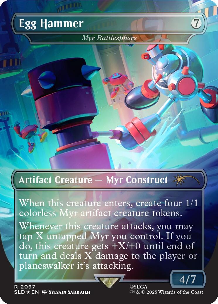 Egg Hammer - Myr Battlesphere (Rainbow Foil) [Secret Lair Drop Series] | Exor Games Summserside