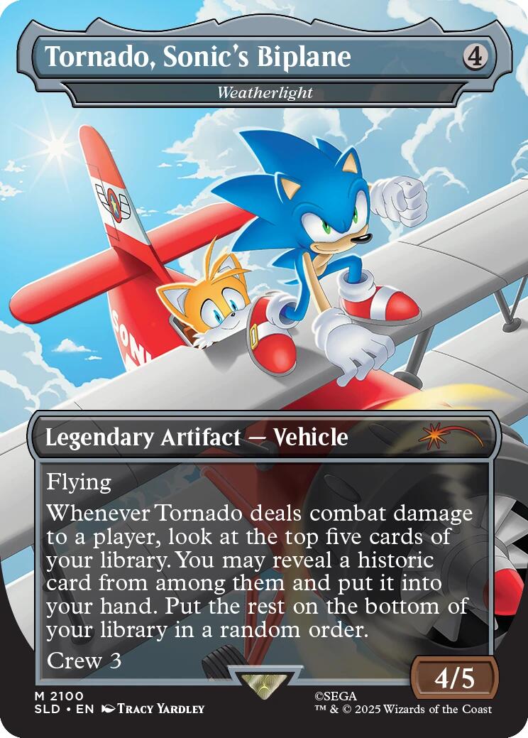 Tornado, Sonic's Biplane - Weatherlight [Secret Lair Drop Series] | Exor Games Summserside