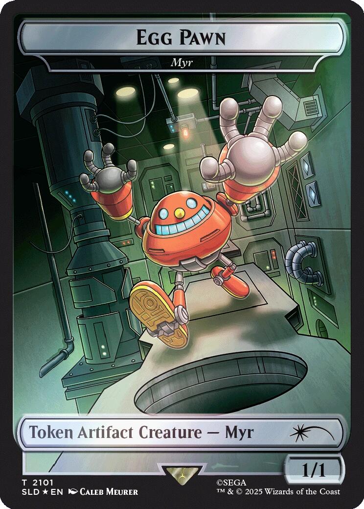 Egg Pawn - Myr Token (Rainbow Foil) [Secret Lair Drop Series] | Exor Games Summserside