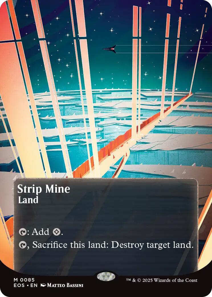 Strip Mine (0085) (Borderless) [Edge of Eternities: Stellar Sights] | Exor Games Summserside