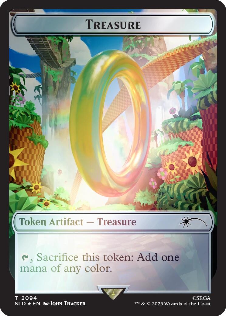 Treasure Token (2094) (Rainbow Foil) [Secret Lair Drop Series] | Exor Games Summserside