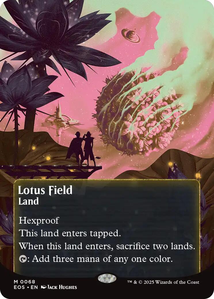Lotus Field (0068) (Borderless) [Edge of Eternities: Stellar Sights] | Exor Games Summserside