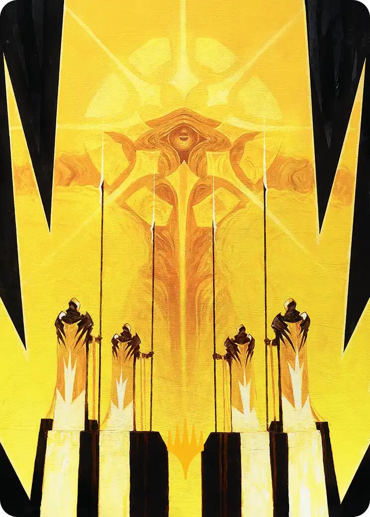 Hardlight Containment Art Card (Gold-Stamped Planeswalker Symbol) [Edge of Eternities Art Series] | Exor Games Summserside