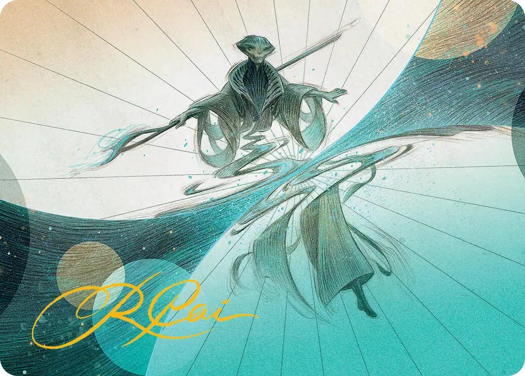 Weftwalking Art Card (Gold-Stamped Signature) [Edge of Eternities Art Series] | Exor Games Summserside
