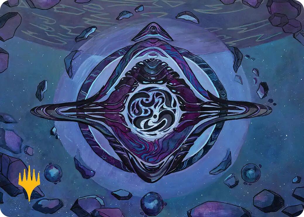 Archenemy's Charm Art Card (Gold-Stamped Planeswalker Symbol) [Edge of Eternities Art Series] | Exor Games Summserside