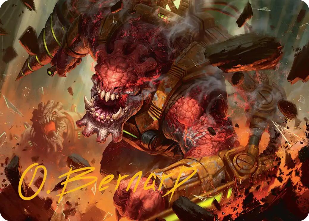 Full Bore Art Card (Gold-Stamped Signature) [Edge of Eternities Art Series] | Exor Games Summserside